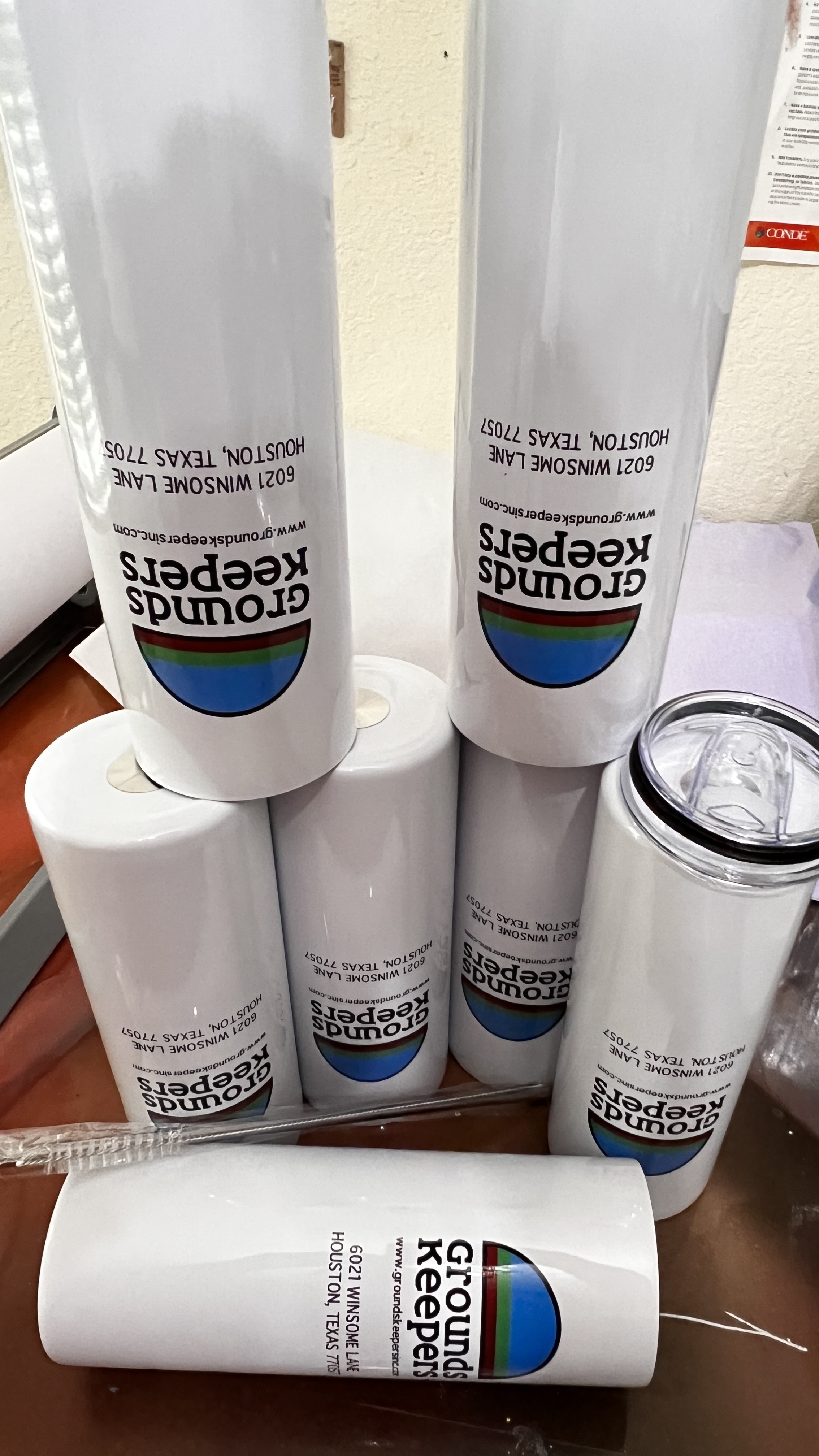 Laser engraved tumblers