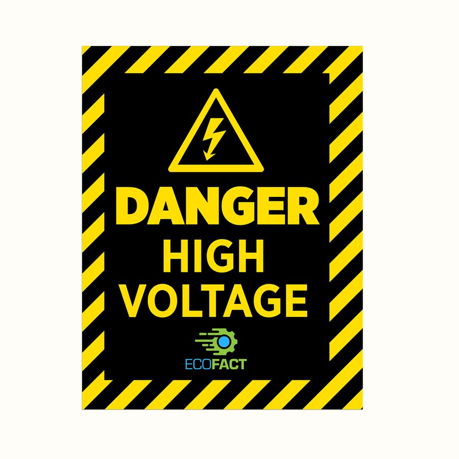 Facility safety sign